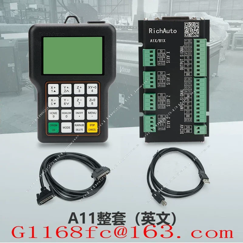 DSP Engraving Machine Handle Control Card Three-axis 0501 English RichAuto-A11E Motherboard