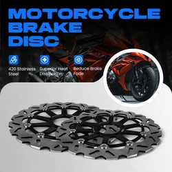 Motorcycle Brake Disks For Ducati DIAVEL 1200 /MONSTER 1200/MULTISTRADA 1200 Dominator Floating Front Brake Disc Rotor