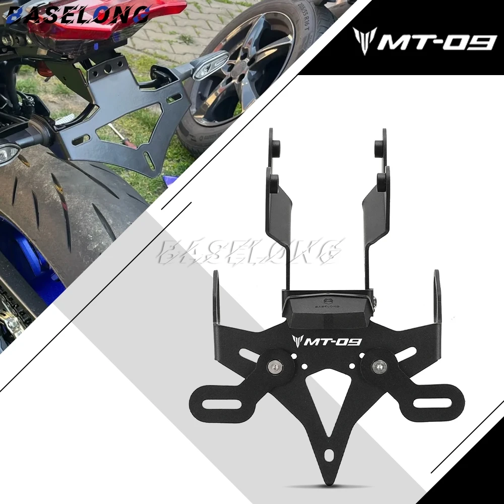 

License Plate Holder Bracket Rear Tail Tidy Fender Eliminator Accessories For YAMAHA MT-09/SP MT09 2024 2025 YZFR9 YZF R9 2025+