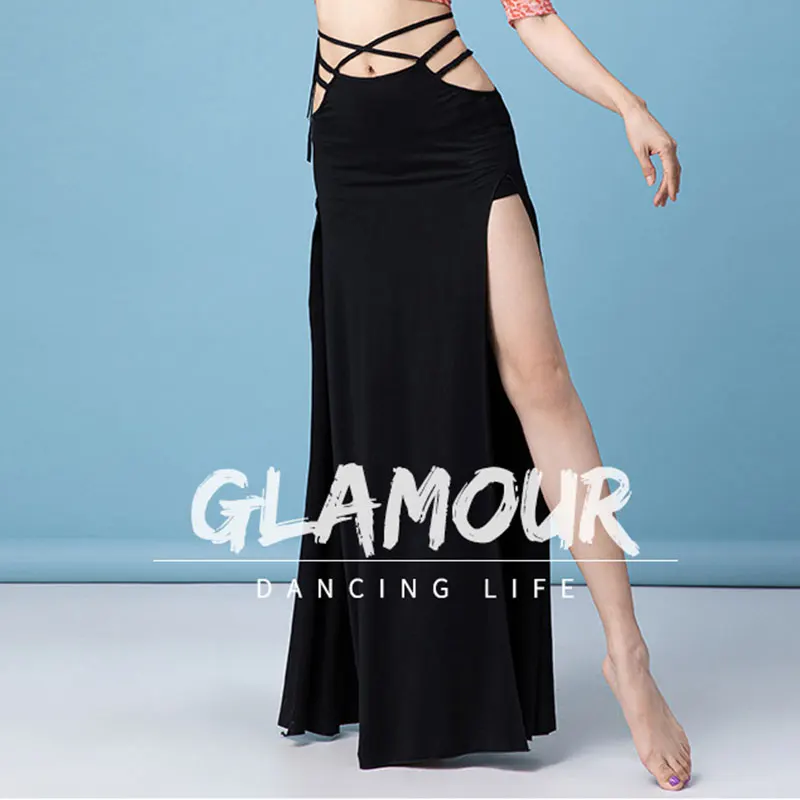 Falda de danza del vientre para mujer adulta, Profesional Sexy Ropa de baile, vestido Maxi largo, disfraz español