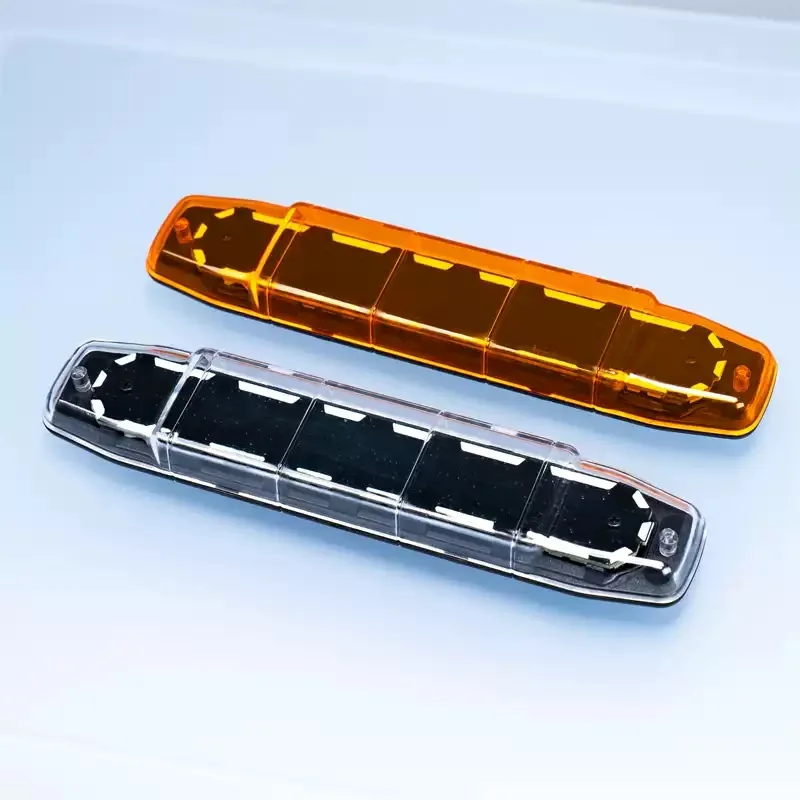 Juwuba rc led telhado luz de advertência engenharia incêndio 5v amarelo para 1:14 tamiya rc caminhão 770s actros 3363 fh16 homem tgx luu peças