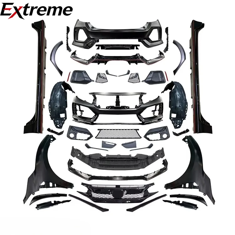 2020 Type-R Style 1-1 Wide Body Kit for HONDA CIVIC Hatchback 2016-2022