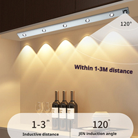 20-60CM Night Light Led Under Cabinet Light Motion Sensor night light Closet Light Cabinet Kitchen Lighting Magnetic night light