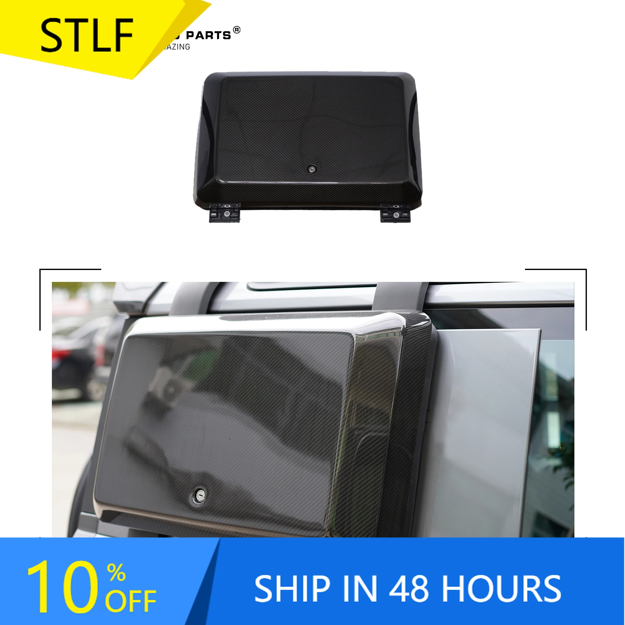 

Комплект кузова, автозапчасти, детали кузова автомобиля, водонепроницаемый ящик для хранения, боковой ящик для инструментов из углеродного волокна для Land Rover Defender 90 110 130