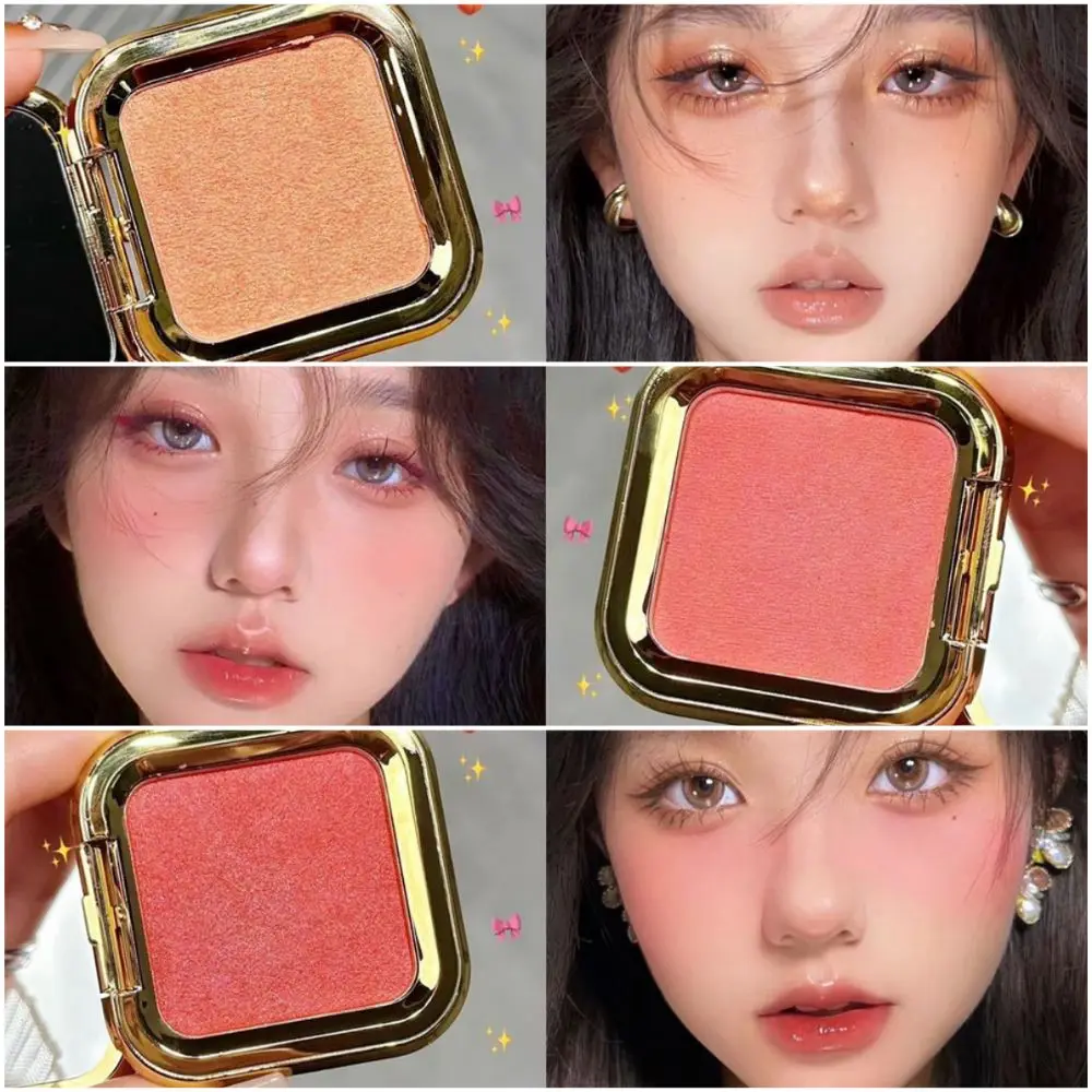 Monochrome Powder Blusher Natural Brightening High Visibility Color Highlight Powder Blusher Contour Shadow Mashed Potato