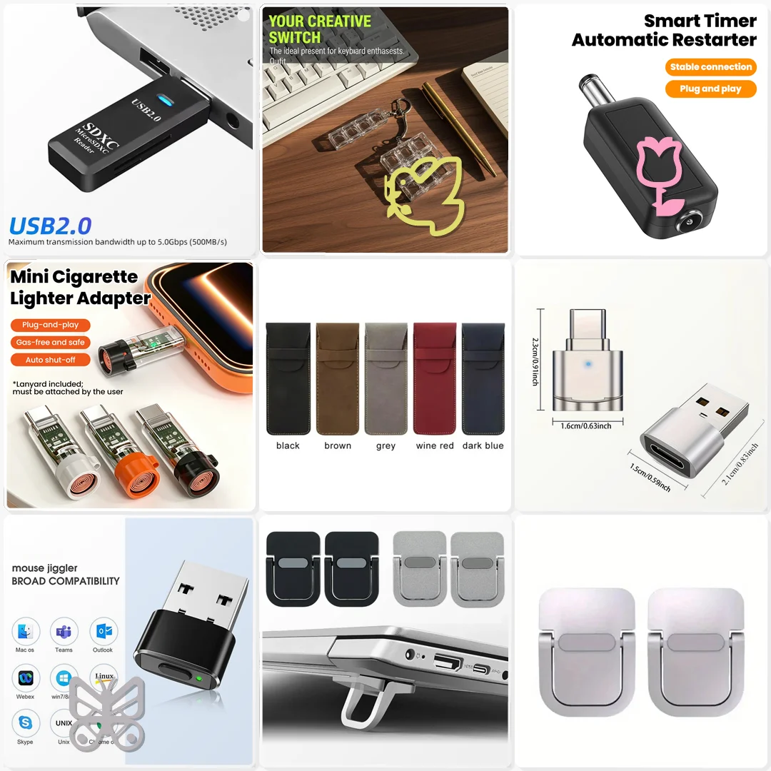 Universal 2 In 1 Keycap Switch Puller Opener Shaft Remover Extractor Kit Keyboard Cleaning Maintenance Tool