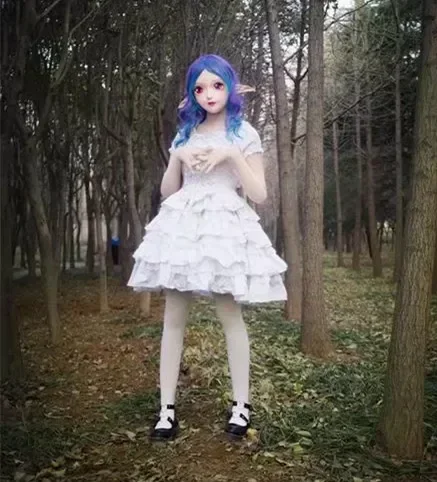 (NEW-30) BJD Kigurumi Transsexuals Beauty Makeup Cosplay Silicone Mask Anime Kigurumi Masks Crossdresser Doll