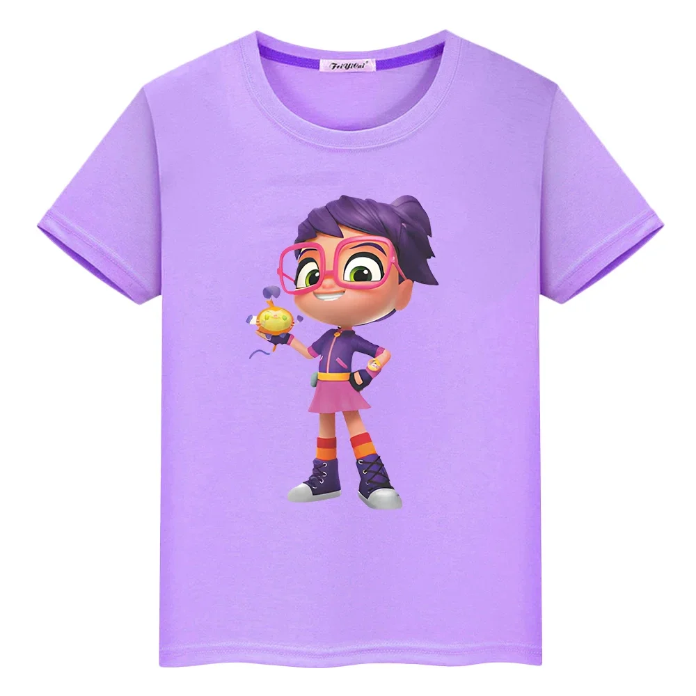 Abby Hatcher Print Cute Tops cartoons anime Tees boy girl clothes Summer pride tshirt 100%Cotton Short T-shirt y2k kid Day gift