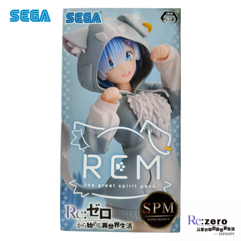 En Stock Sega Original Re Zero-arranque la vida en otro mundo Rem Emilia Ram figura de acción modelo muñeca nuevos juguetes en caja