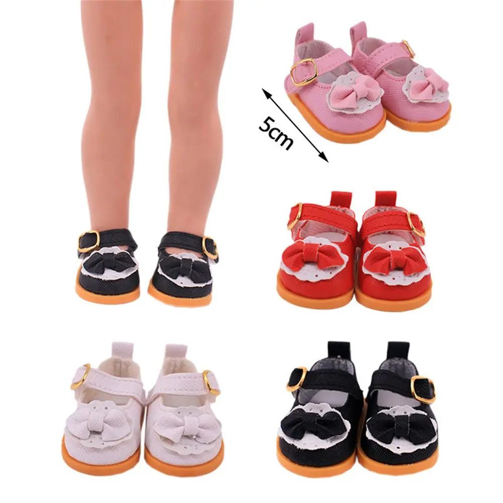 

Kids Toy 5cm for 14inch Doll Bow Cotton Doll Dolls Accessories Doll Boots Mini Shoes Dolls Shoes