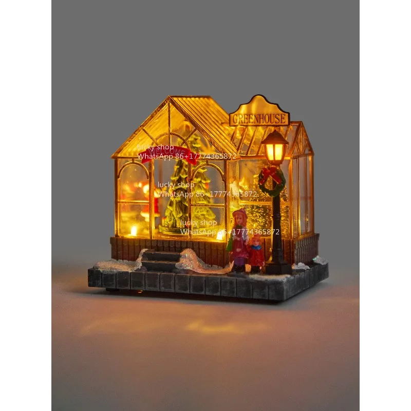 Lucky Grocery Store Give TA A Singing Music Little House Night Light Ambient Light Ornament Christmas Gift1105241158 Store