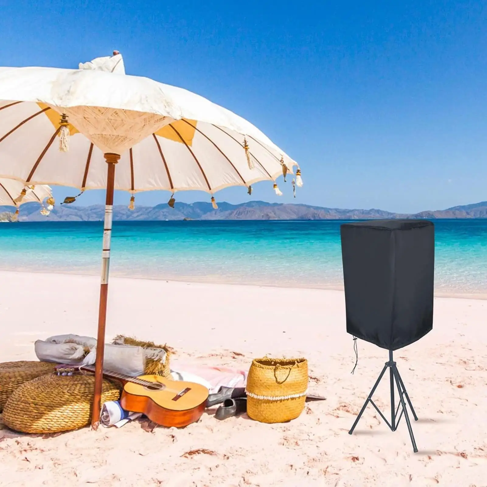 

Outdoor Speaker Covers Weatherproof Dustproof Audio Protector Heavy Duty Oxford Cloth Floorstanding Speaker Cover For DJ Patio