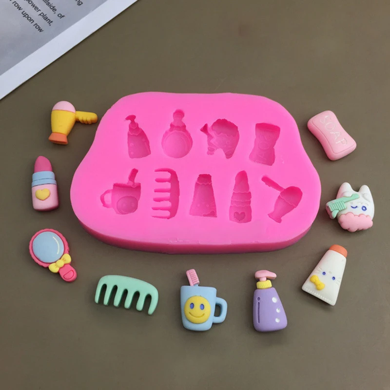 

Lovely Cartoon Flowers Bow Love Heart Fondant Silicone Molds DIY Cupcake Fondant Cake Decorating Chocolate Candy Baking Mold