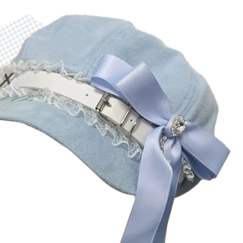 Japanese Hat with Bowknot Spring Hat Baseball Caps for Adult Teen Skin Friendly Painter Hat Drop shipping