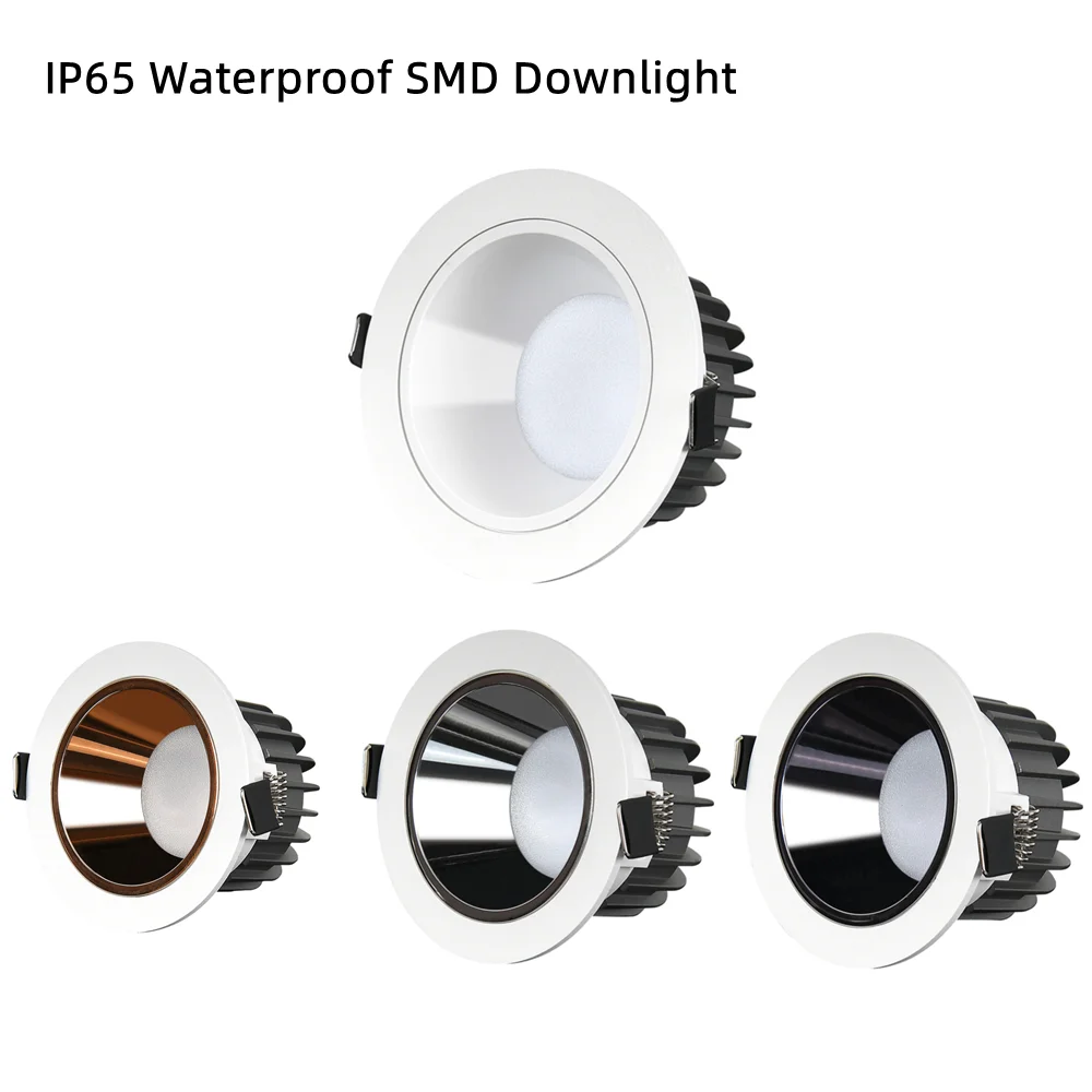 

IP65 Dimmable AC110/220V Anti-Glare Spotlight Wall Washer LED COB Downlight 7W 12W 18W 15W Ceiling Light Indoor Bedroom Lighting