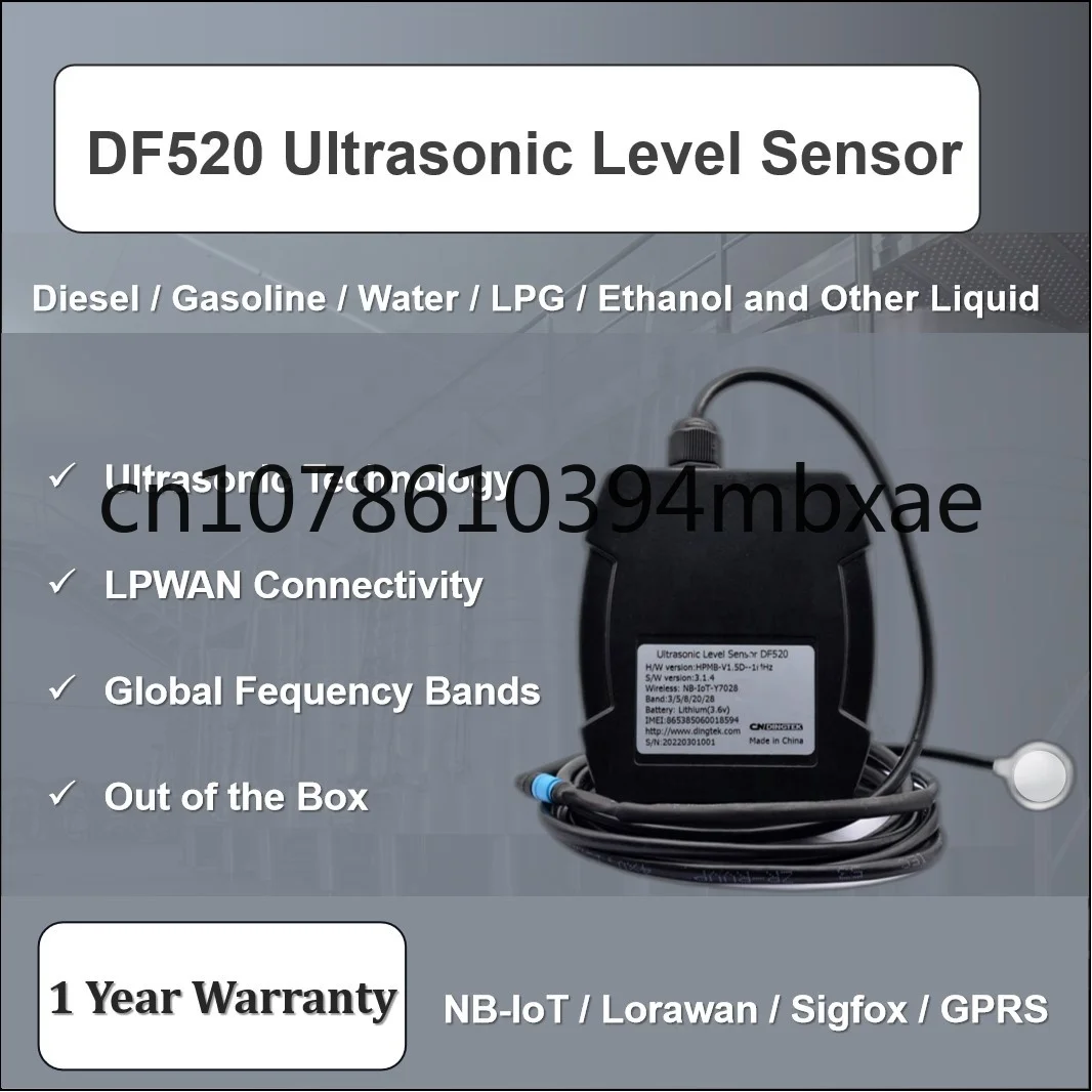 Wireless electronic LPG Tank Sensor Level Monitor DF520 with Sigfox