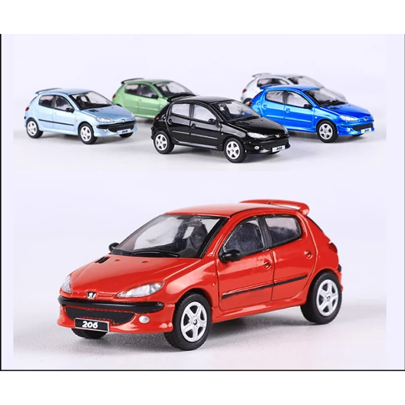 Diecast  Scale 1:64 206 Alloy Model Car Collection Decoration Hobby Toys  Gifts