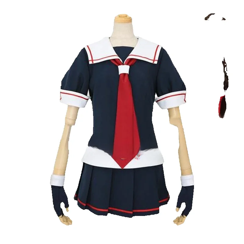 Max Cos Customizable Game kantai Collection Cosplay Shigure Japanese Sailor Suit Cos Halloween Party Costume For Men/Women