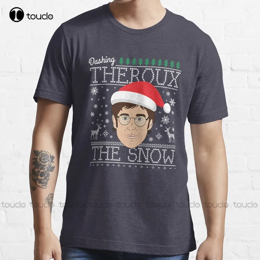 

Dashing Theroux The Snow Louis Christmas T-Shirt Men'S Big & Tall T-Shirts Custom Aldult Teen Unisex Digital Printing Tee Shirt