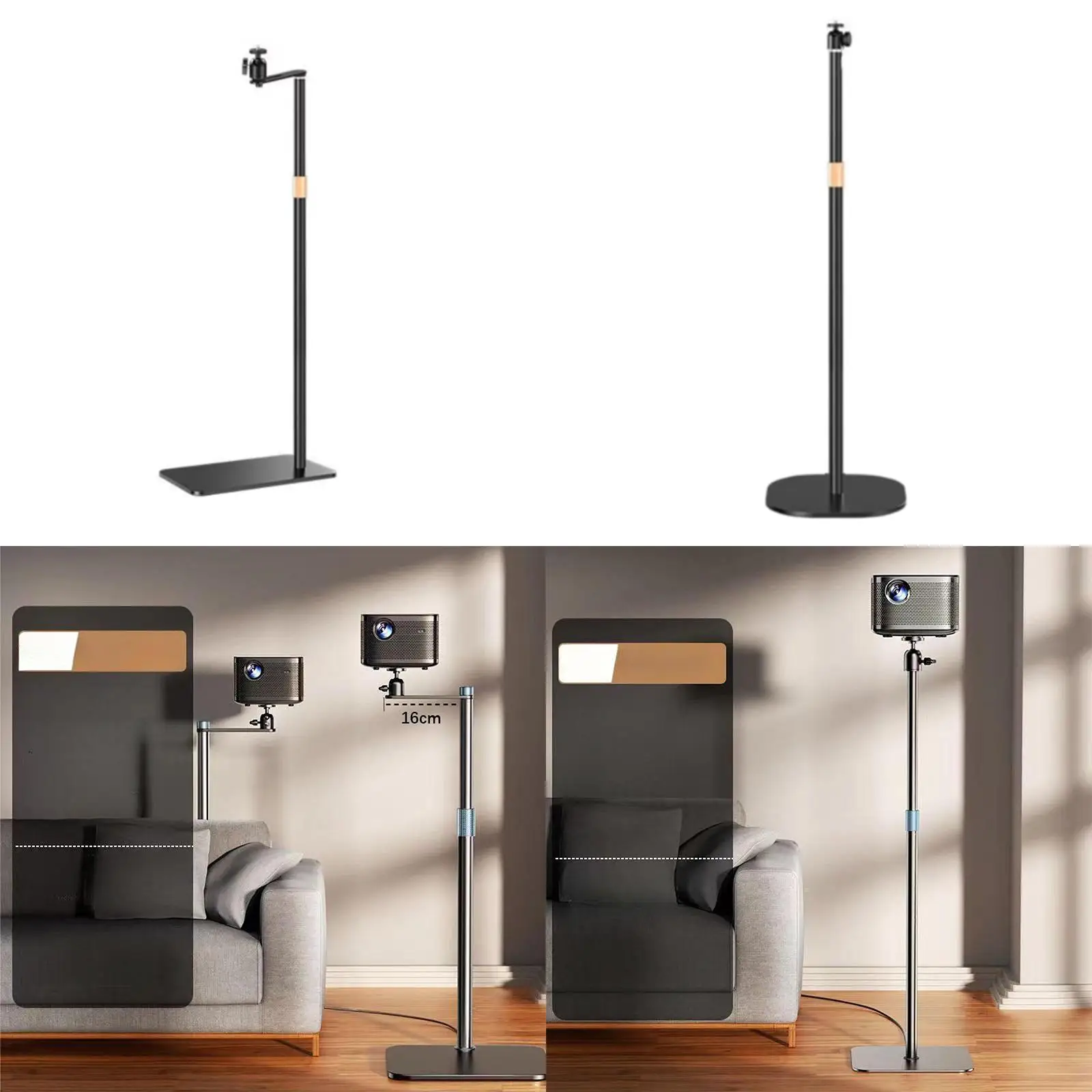 Universal Projector Stand Projector Mount for DSLR Projectors Household