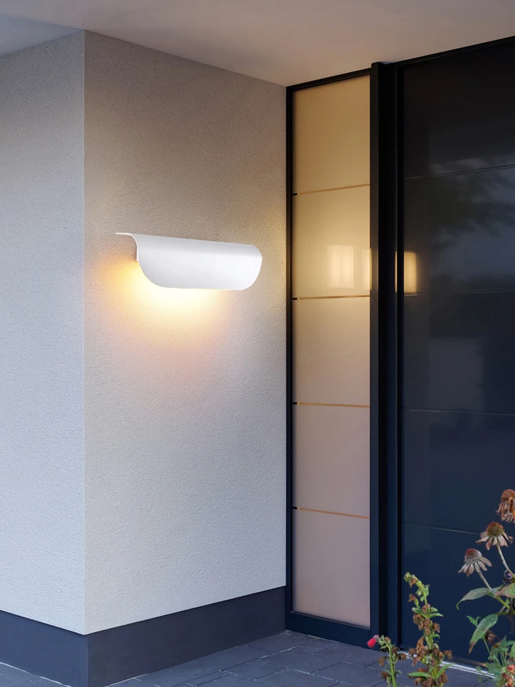 LED Minimalist Style Outdoor Waterproof Wall Light IP65 Home Wall light Courtyard Entrance Decorative Light Bedroom Bedside Lamp