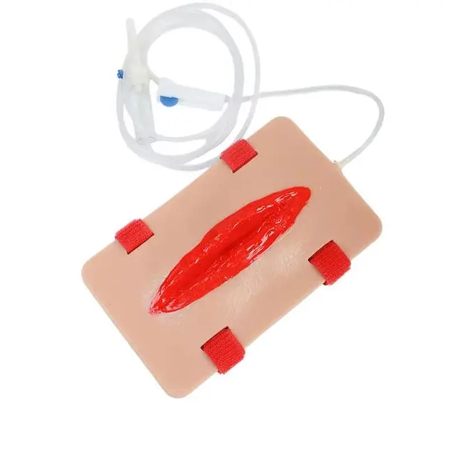 Wearable Trauma Simulation Model: Skin Module for Simulating Trauma Wounds