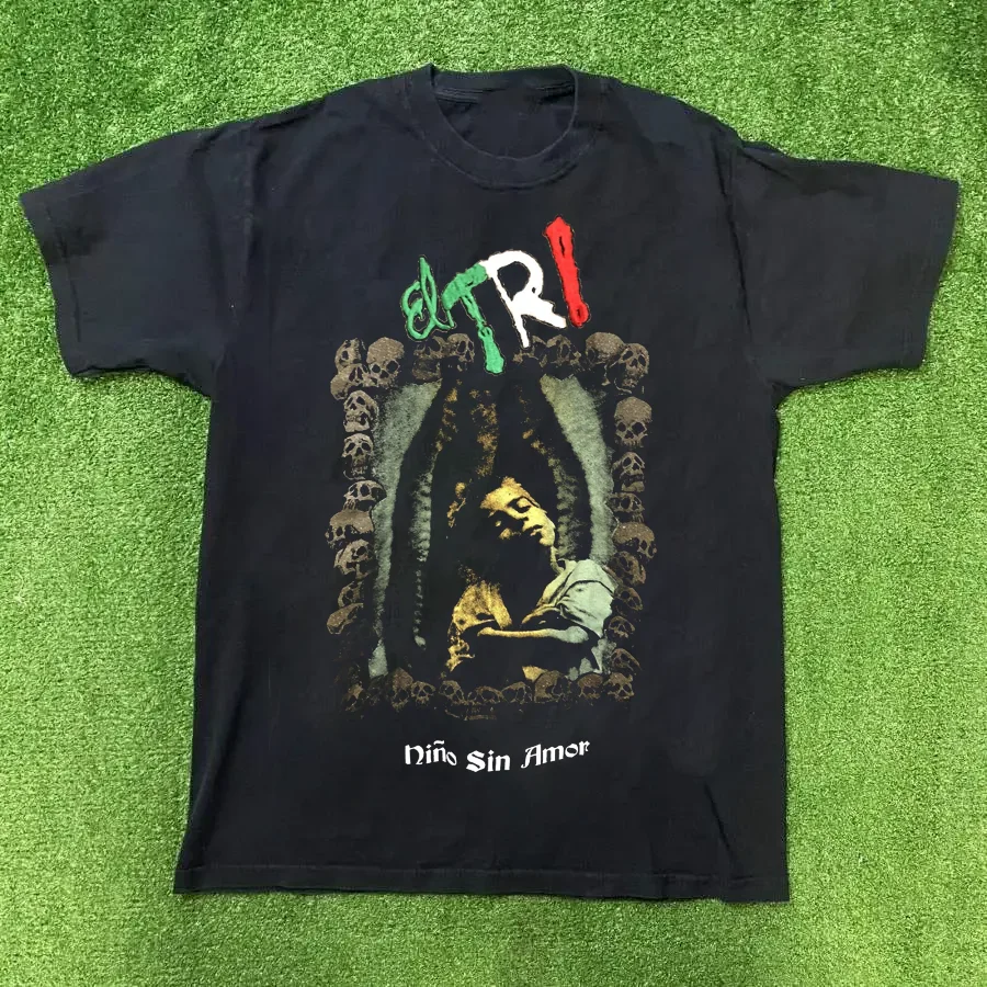 New Popular El Tri Band Black T-Shirt Cotton Full Size S-5XL GC1759