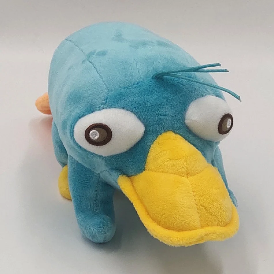 25CM New Simulated Blue Perry The Platypus Plush Toys Anime Stuffed Animals Duck Dolls Boys Girls Birthday Gifts