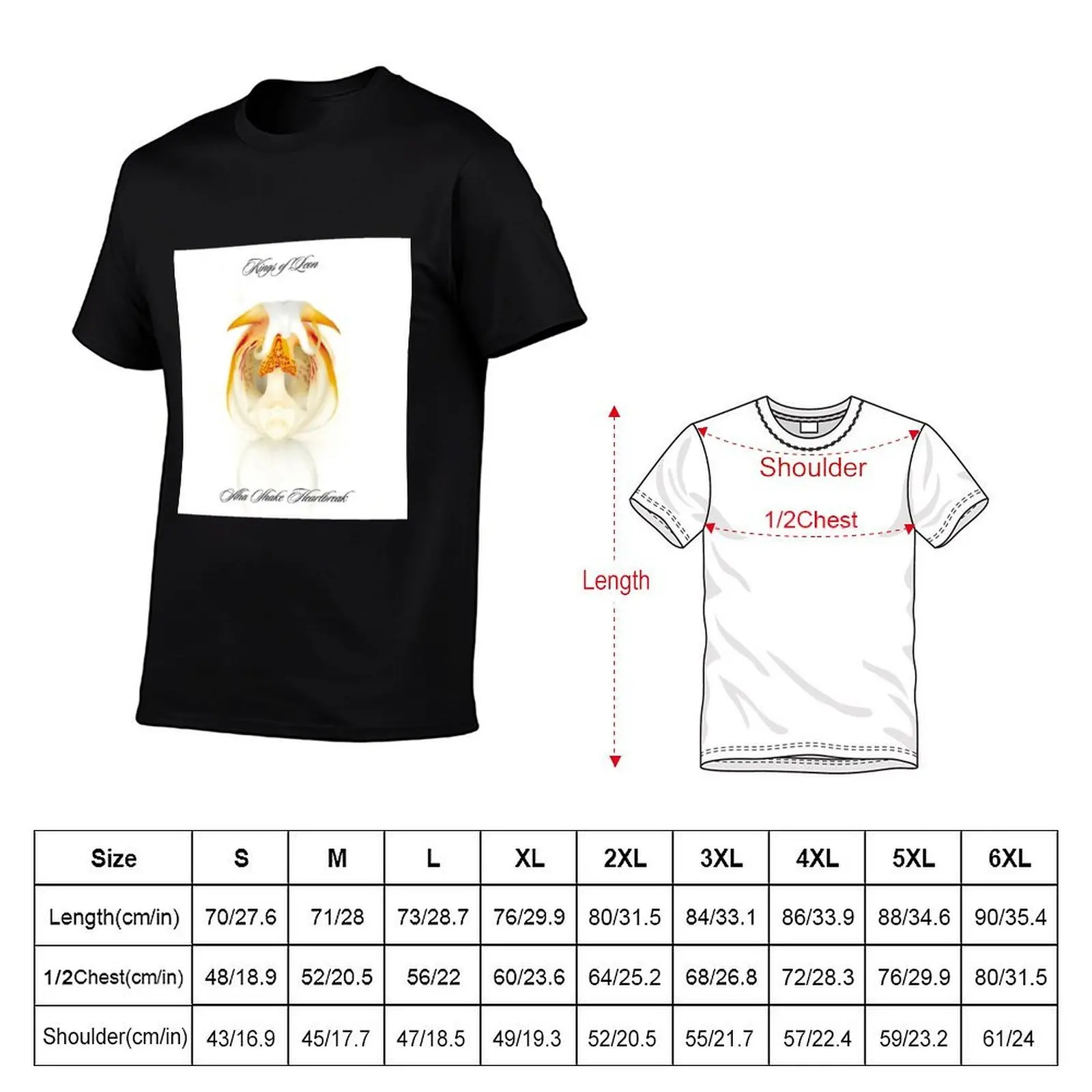 Kings of Leon aha shake heartbreak T-Shirt Summer Print Short Sleeve Tee