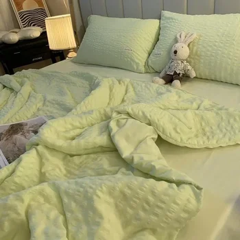 1 piece summer cool quilt cheap bedspreads duvet spring double super individual king pure machine washable blanket