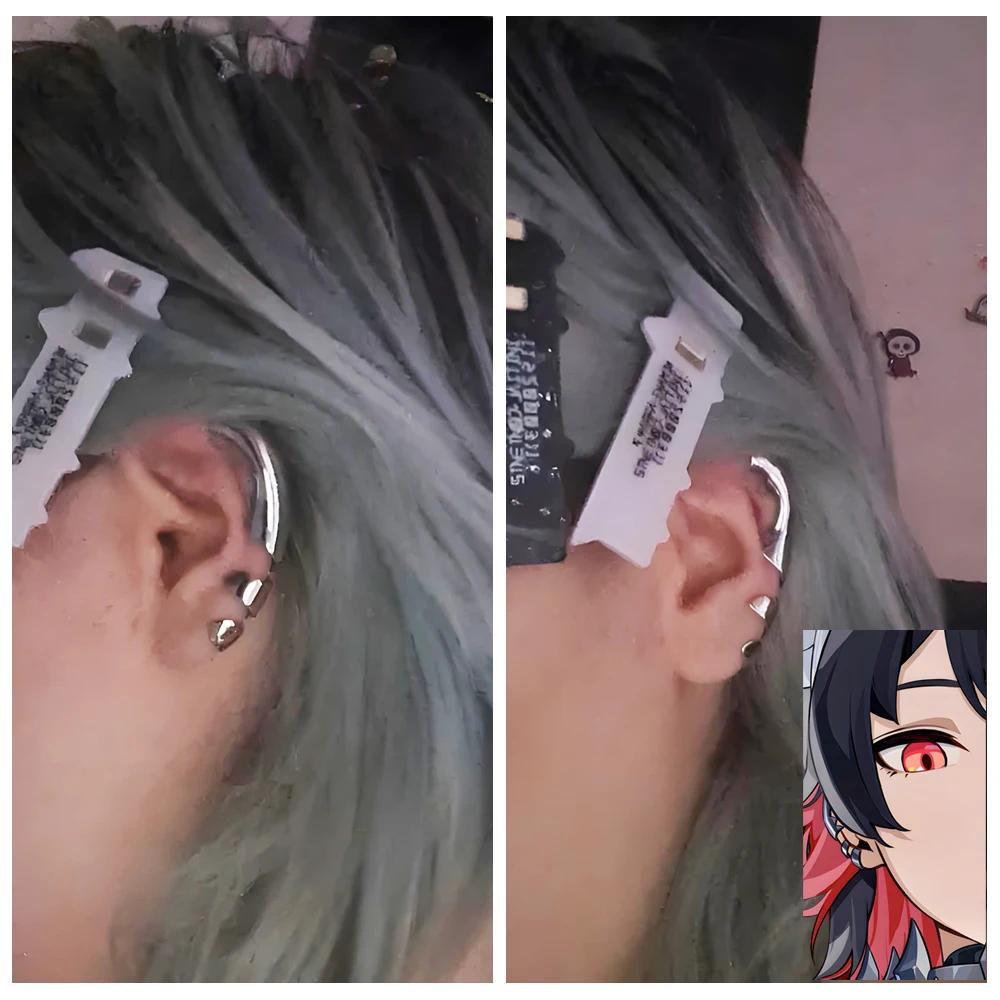 1 Piece Zenless and Zone Zero Ear Clip Ellen Joe Cosplay Prop Earrings Anime Game Same Jewelry Ear Decorations Gifts