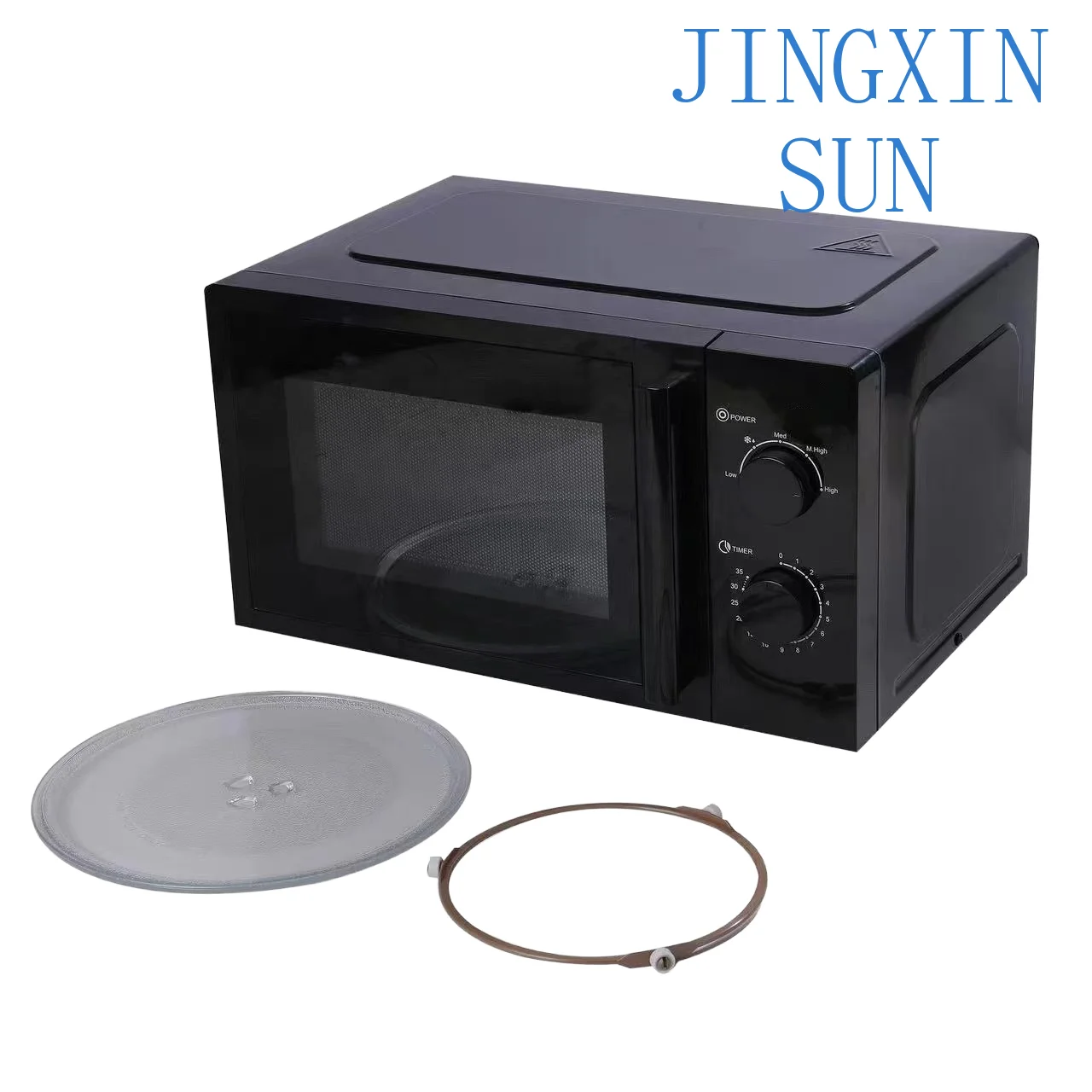 Household Smart 25L Microwave Oven Multifunctional Electric Glass Shell Stainless Steel Light Emitting Diode Sterilization Hotel