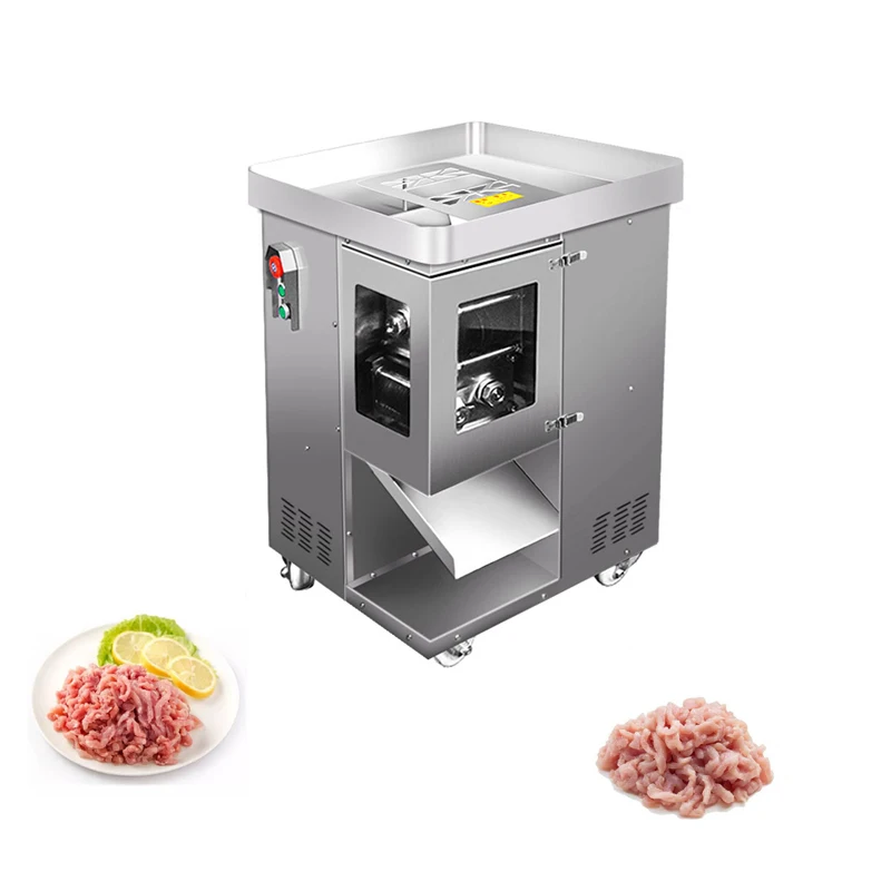 Meat Dicer Shred Mincer Machine Higher Power Cutter Cubes Machine Restaurant Meat Slicer