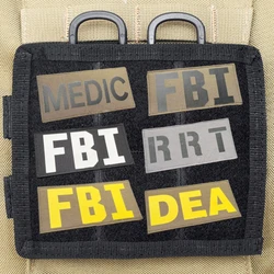 FBI DEA Federal Republic Hook and Loop Patch Backpack Tactical Patch Morale Badge Tactical Vest Accessories