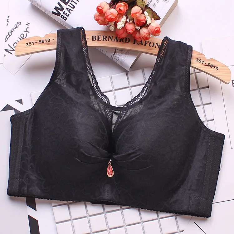 Push up bra with padding for big chest cotton bra Sexy lace underwire BH 85C 90C 95C 100C 105C 105D 100D 95D 90D 85D 80C C3314