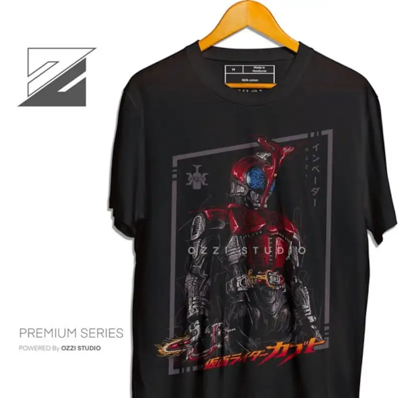 Kamen Rider Kabuto Japanese Anime Men's Short Sleeve Tshirt Graphic Tees