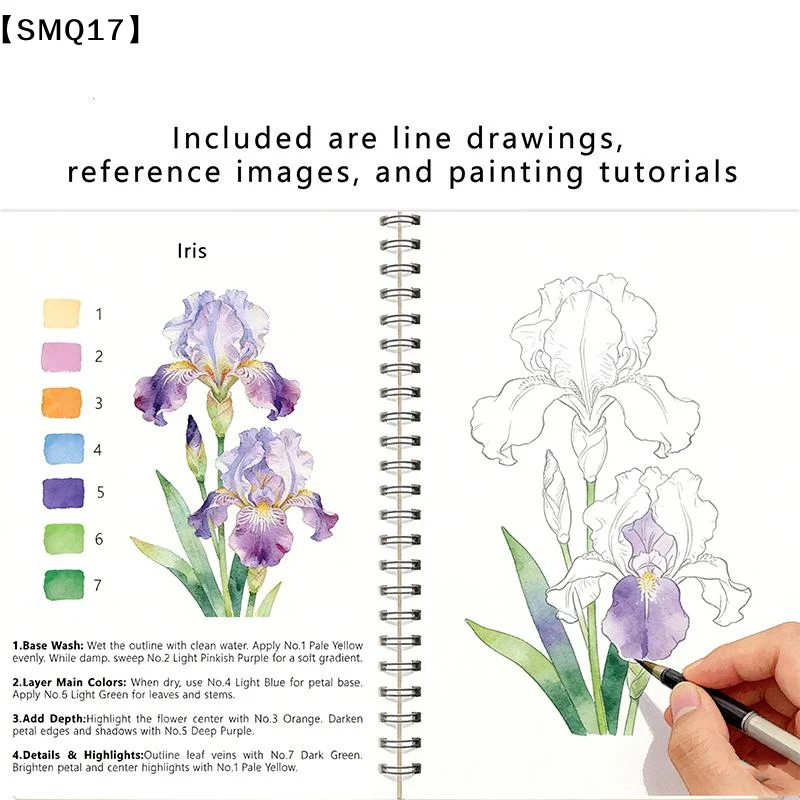 Cuaderno de acuarela con espir - Art Craft Items reseña y precio