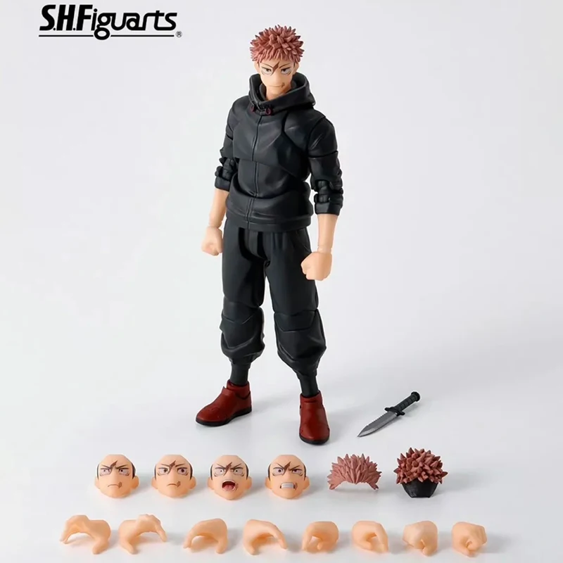 

Bandai S.H.Figuarts Jujutsu Kaisen Yuji Itadori Sukuna'S Vessel 15cm Articulated Action Figure Desktop ornament Collectible