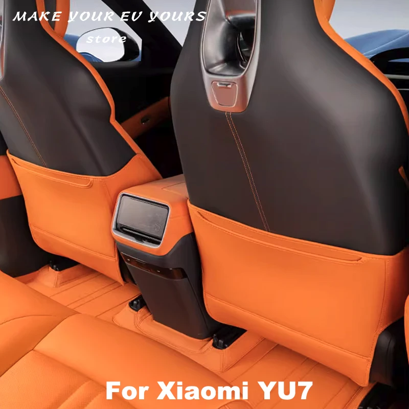 

Для Xiaomi YU7 2025 2026, противоударная накладка на спинку автомобильного сиденья, сумка для хранения, аксессуары, противоизносный коврик, защитный чехол, грязевая подкладка для грязи