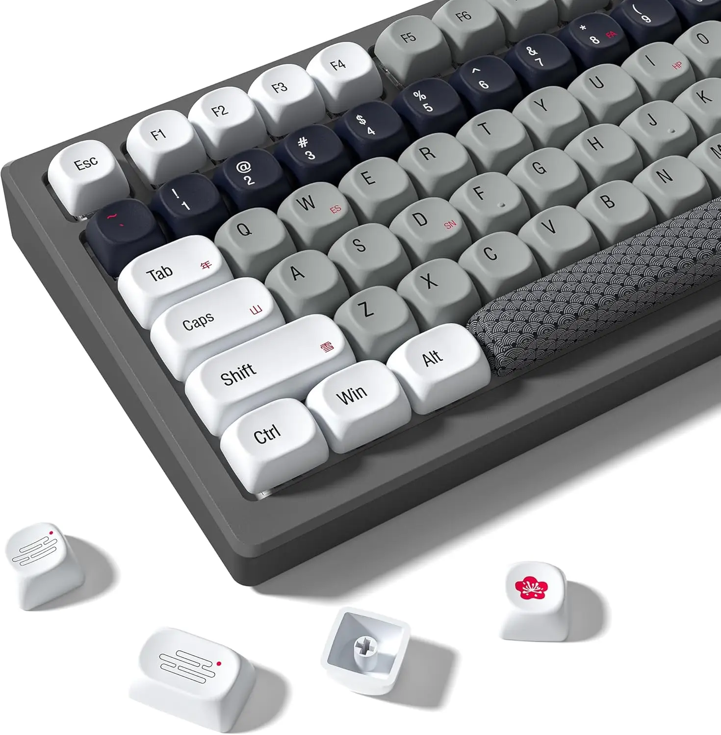 

Набор PBT-кейкапов (132 шт.) с сублимационной печатью, профиль MOA, для большинства механических клавиатур с переключателями Cherry MX (60%, 65%, 75%, 80%, 100%)