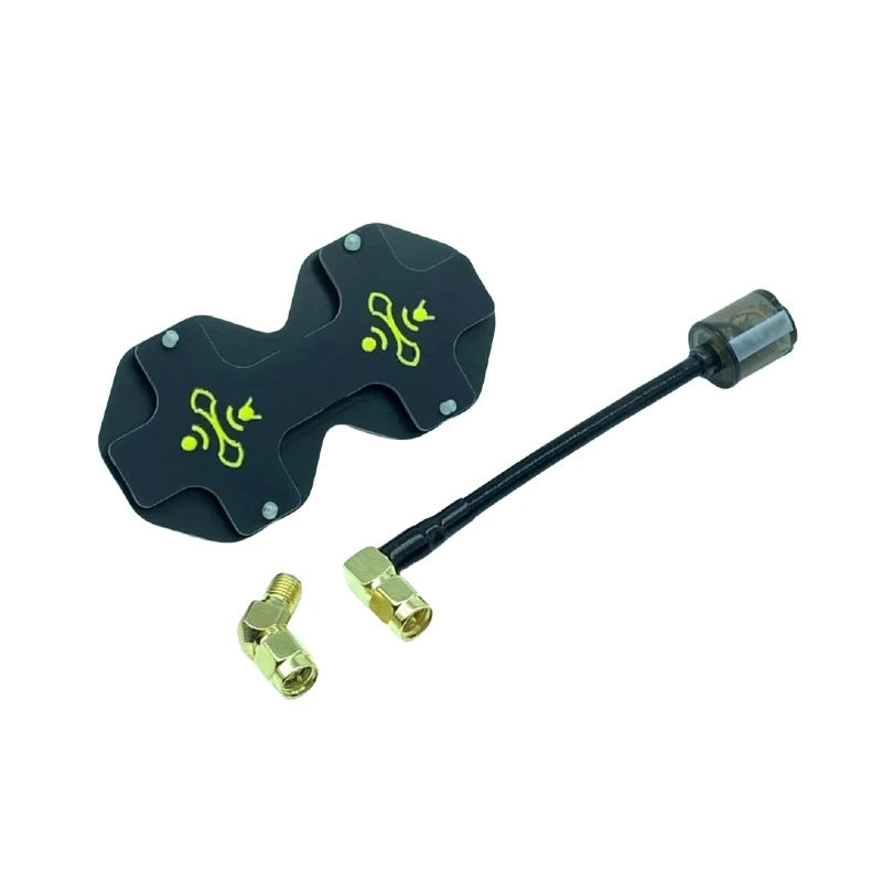 1Set RC Racing Drone 5.8GHz 11dBi Gain Antenna Circularly Polarization Flat Panel Antenna for Fatshark SKYZONE FPV Goggles Parts