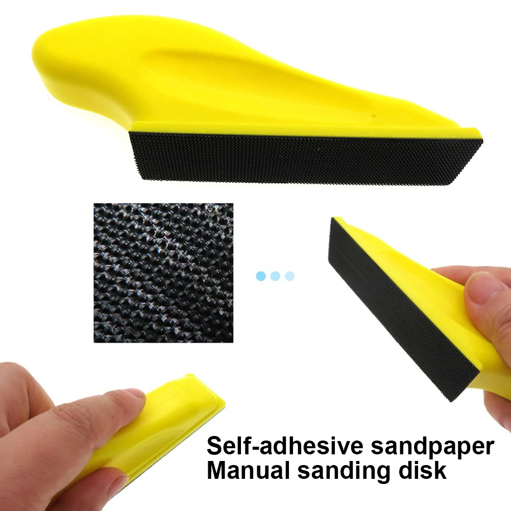 

Wet Dry Sanding Strip Detail Tool Hand Millstone Hand Sanding Tool Grinding Sponge Abrasive Tool for Wood Furniture Metal Glass