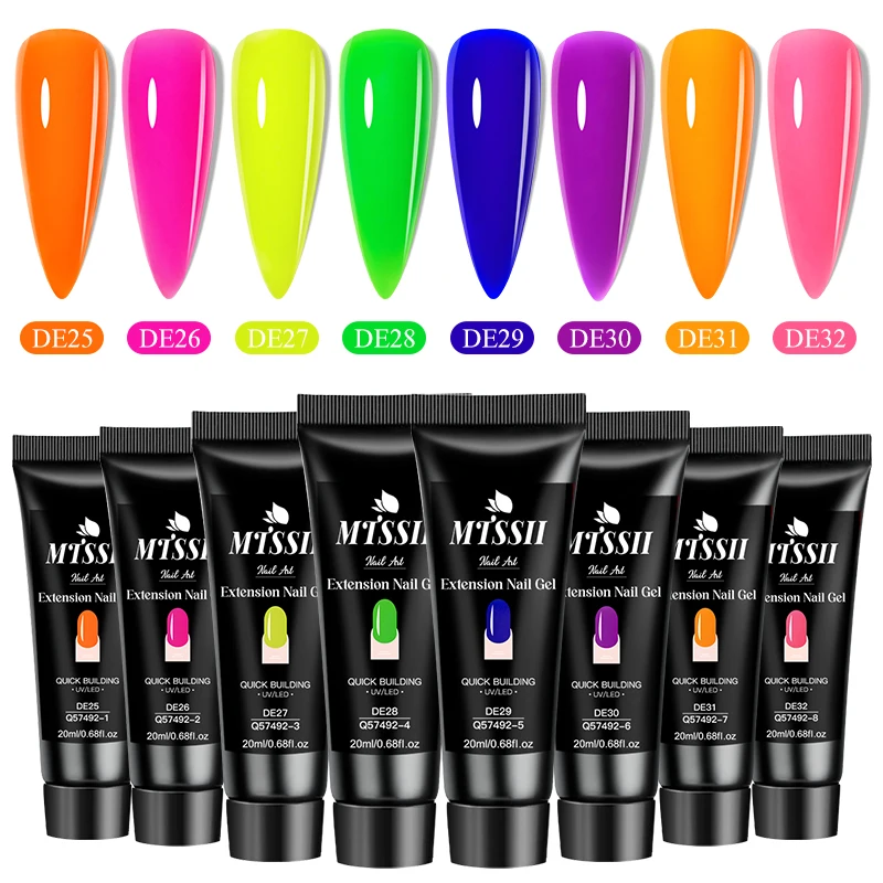 Mtssii Fluorescent Nail Extension Gel