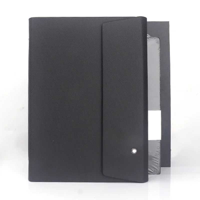 High Quality #146 MB Notebook Black PU Leather Cover Notepads Handmade Note Book Periodical Diary Business Notebook A5 New