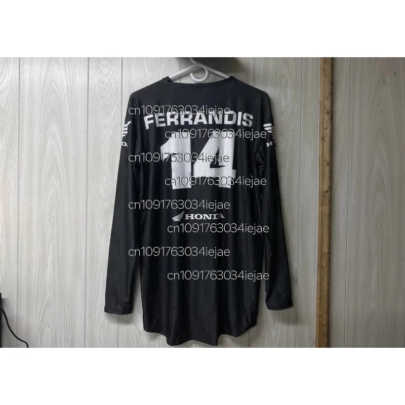 

Honda 2026 гоночный мотоциклетный трикотаж с длинным рукавом, дышащая футболка для уличного велосипеда для бездорожья и горного горного велосипеда Mtb