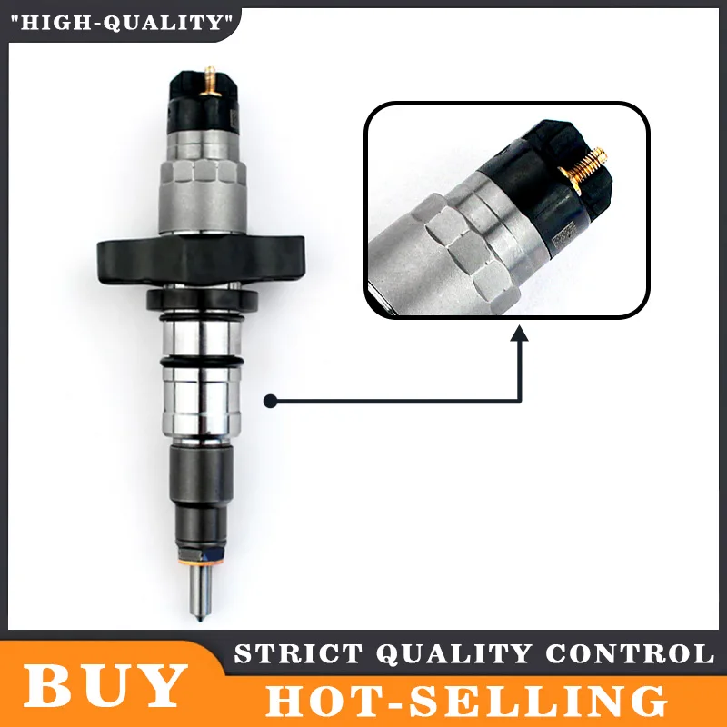 Inyector de Combustible Diésel 0445120007, Boquilla para Inyector DSLA143P970, para Cummins Agrale-Deutz Daf Ford IVECO YC0333