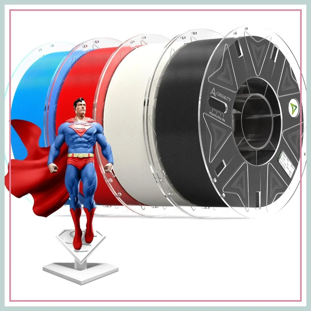 

Hyper PLA RFID Filament 1.75mm 4KG, High Speed 30-600mm/s 3D Printer Filament, 4Pack/Spool, CFS Compatible, Most 3D Printers
