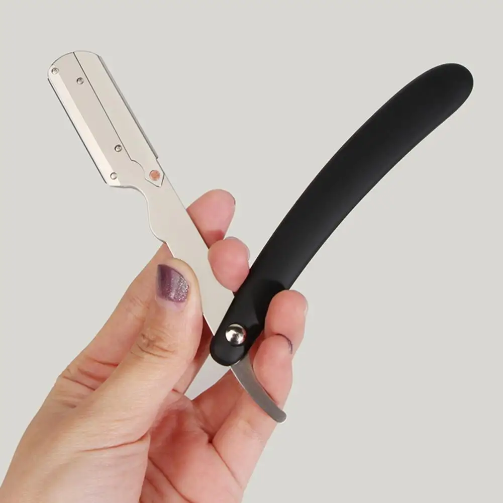 Safe to Use Shaving Tool Ergonomic Design Razor Holder Stable Blade Fixing Comfortable Grip for Old-style Shaving Experience