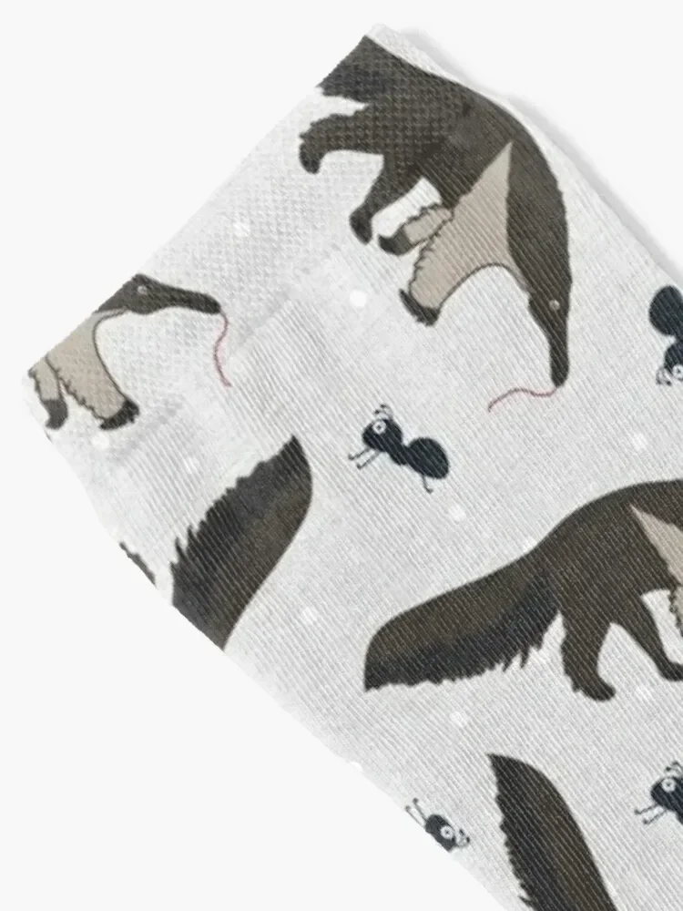 Giant Anteaters and Ants All over Pattern Socks Antiskid soccer hip hop Thermal man winter Socks Ladies Men's