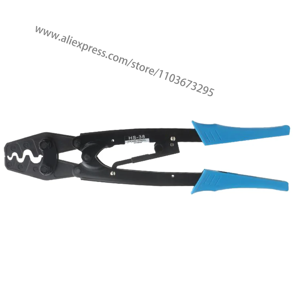 HS-38 pliers ratchet terminal crimping Tool Non-insulated terminals 10-2AWG 5.5-38mm2